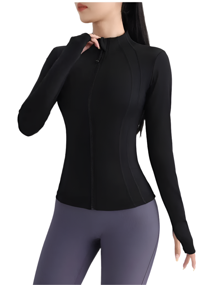 Full zip yoga jacket