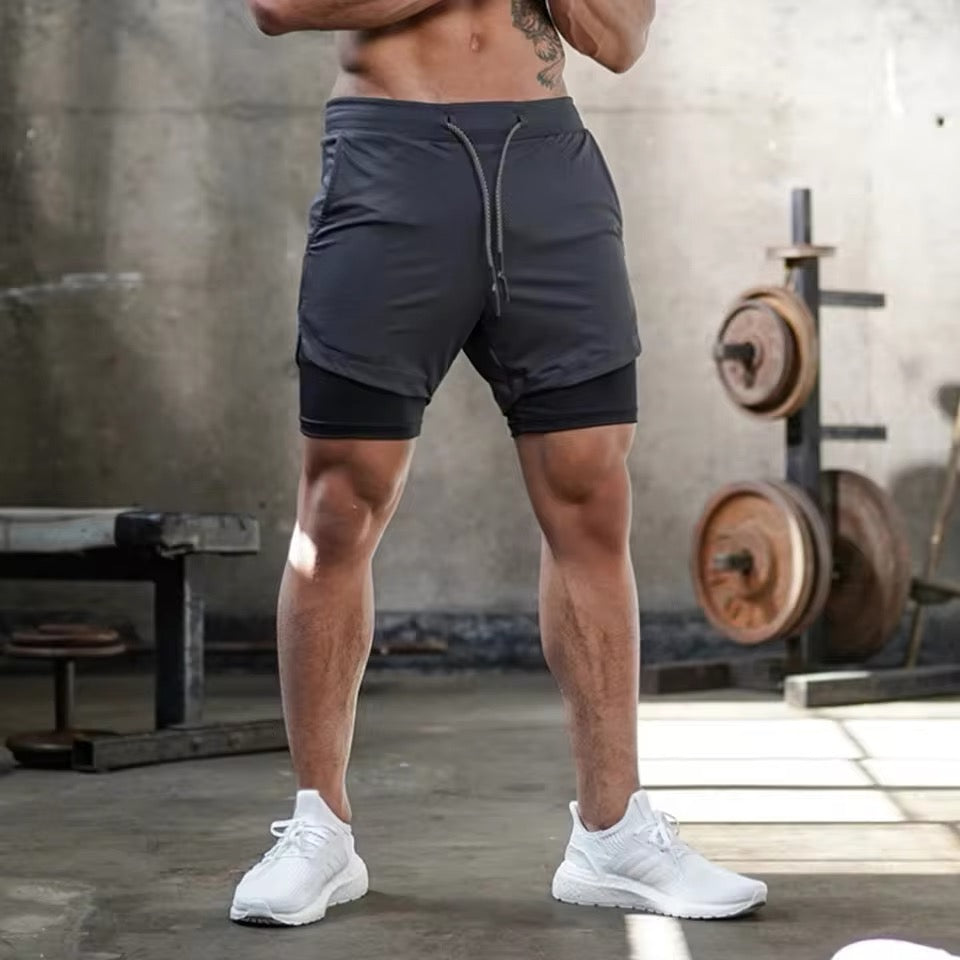 Gym Double Layers Shorts